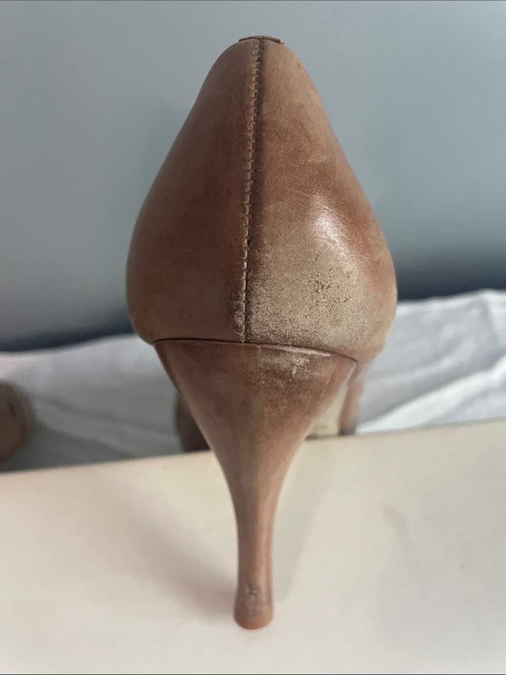 Naturalizer Brown Cutout Leather Heels - Picture 8 of 9